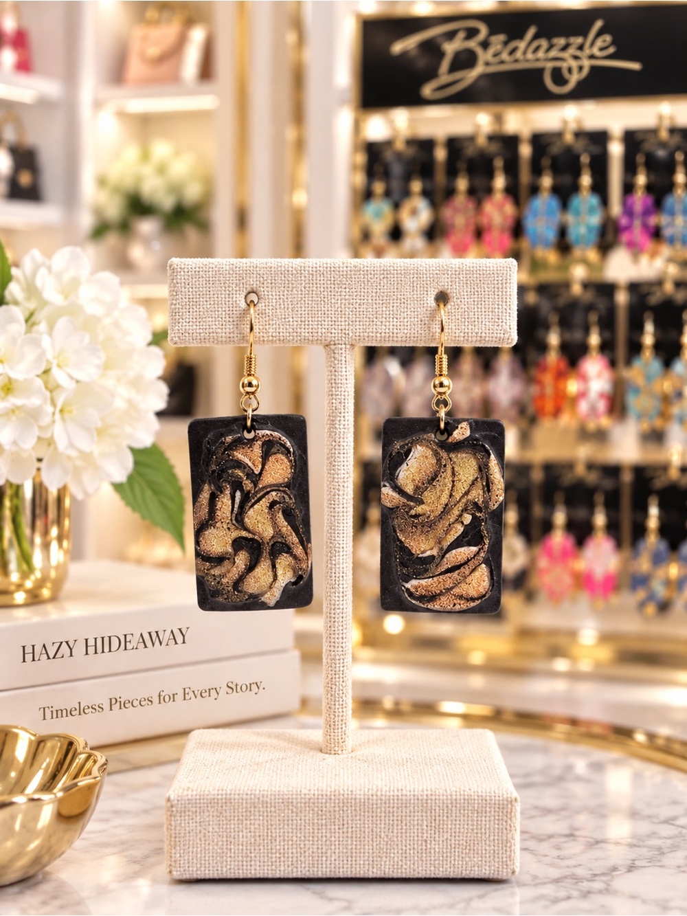 🎈3/$39 NEW Artisan Polymer Clay Hand Crafted Pierced Hook Earrings
